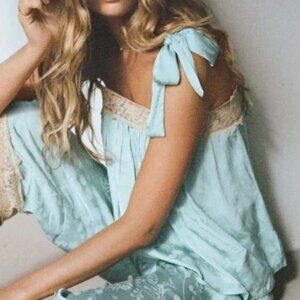 SPELL & THE GYPSY COLLECTIVE  Ocean Cami In Seafoam Size XXS